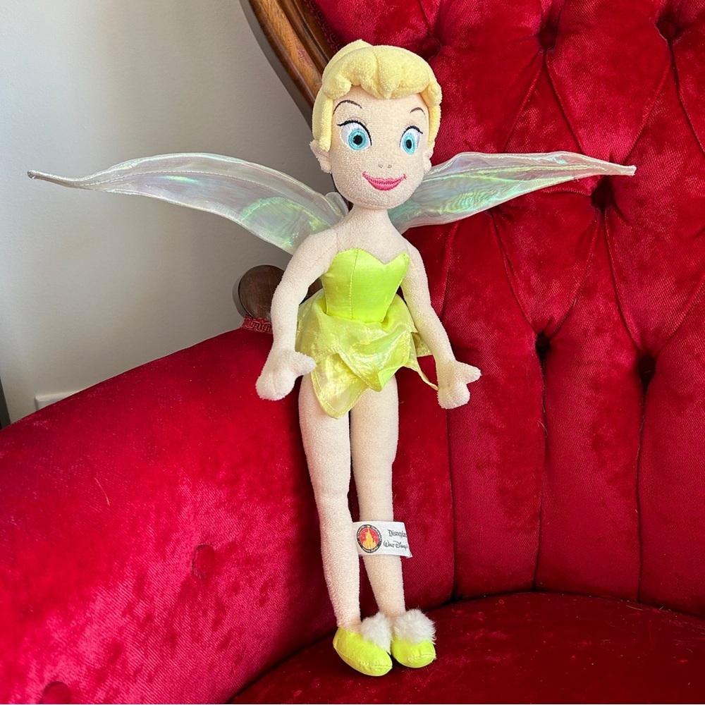 Tinkerbell Disney Fairy Pixie with Sparkly Wings Plush Stuffed Animal 16"